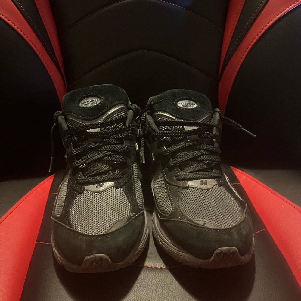 Black and Gray New Balance Sneakers